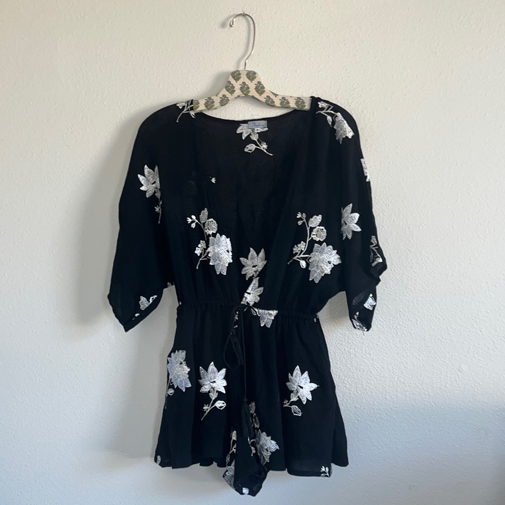 Deep V Romper